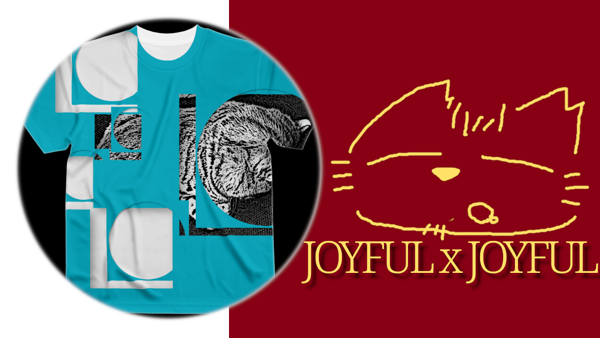 JOYFUL x JOYFUL No.00001 フルグラフィックTシャツ