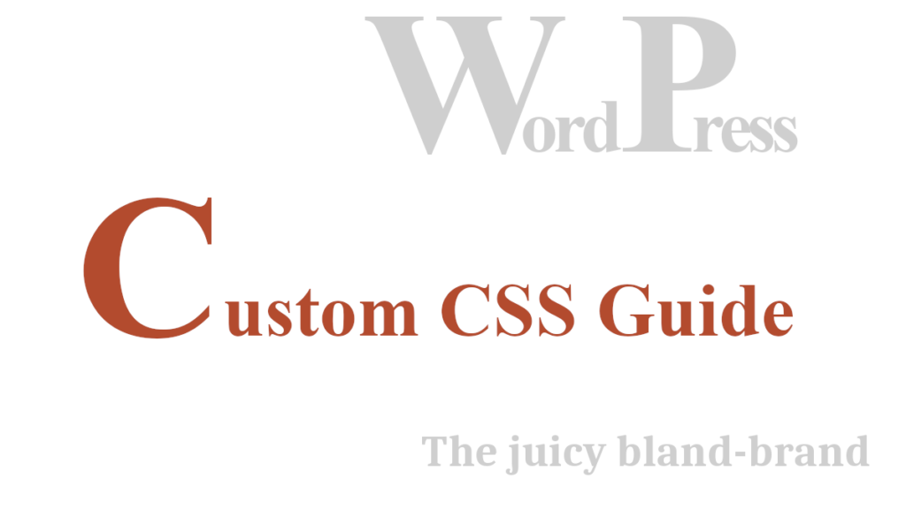 Custom CSS
