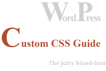 Custom CSS Guide for Japanese.