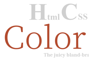 color – html & CSS