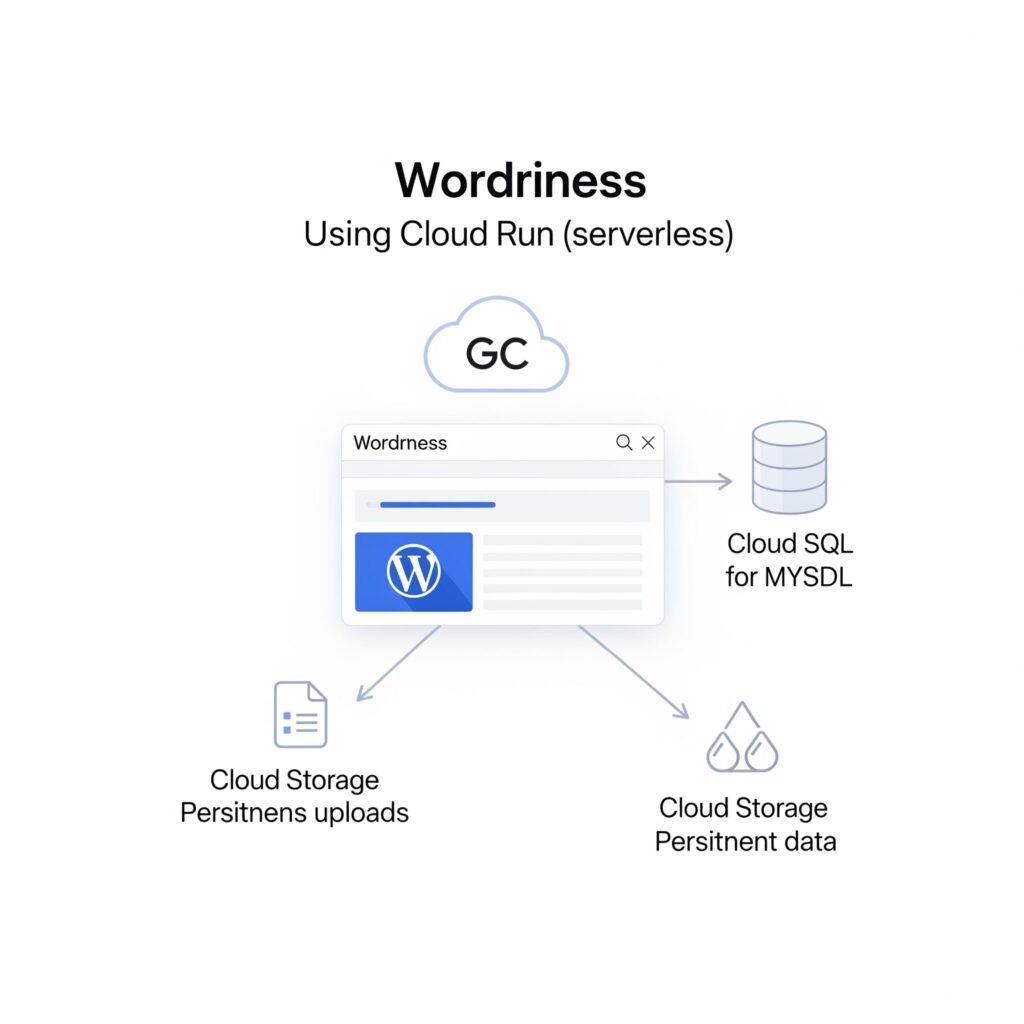 Cloud Run (サーバーレス) を利用した高効率な構成