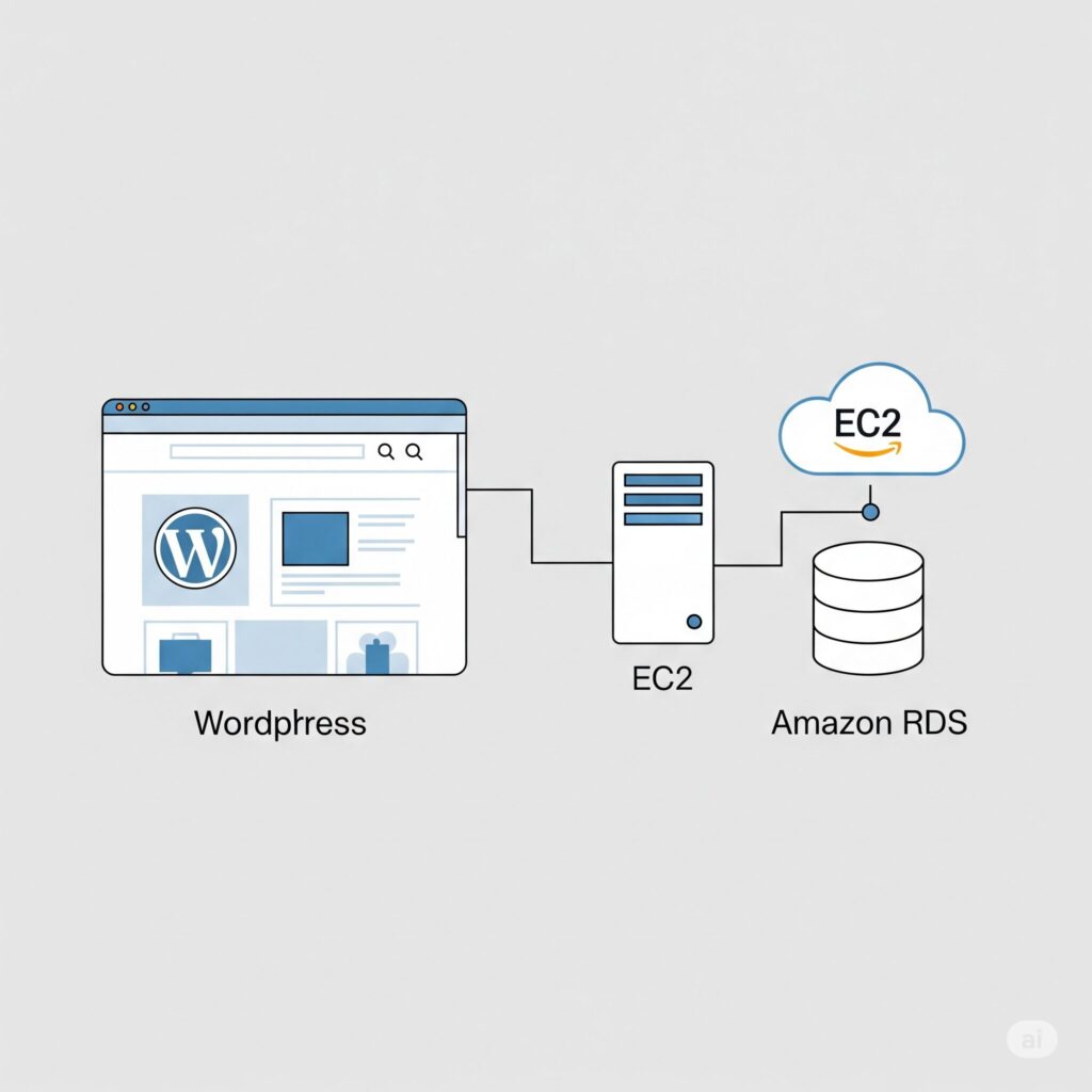 Amazon EC2 + Amazon RDS を利用した一般的な構成